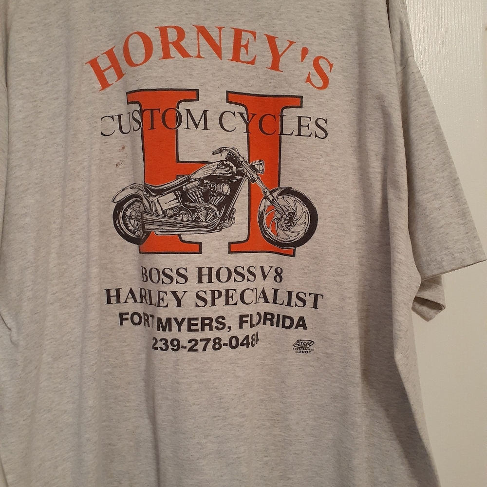 Mens 2x motorcycle shirt